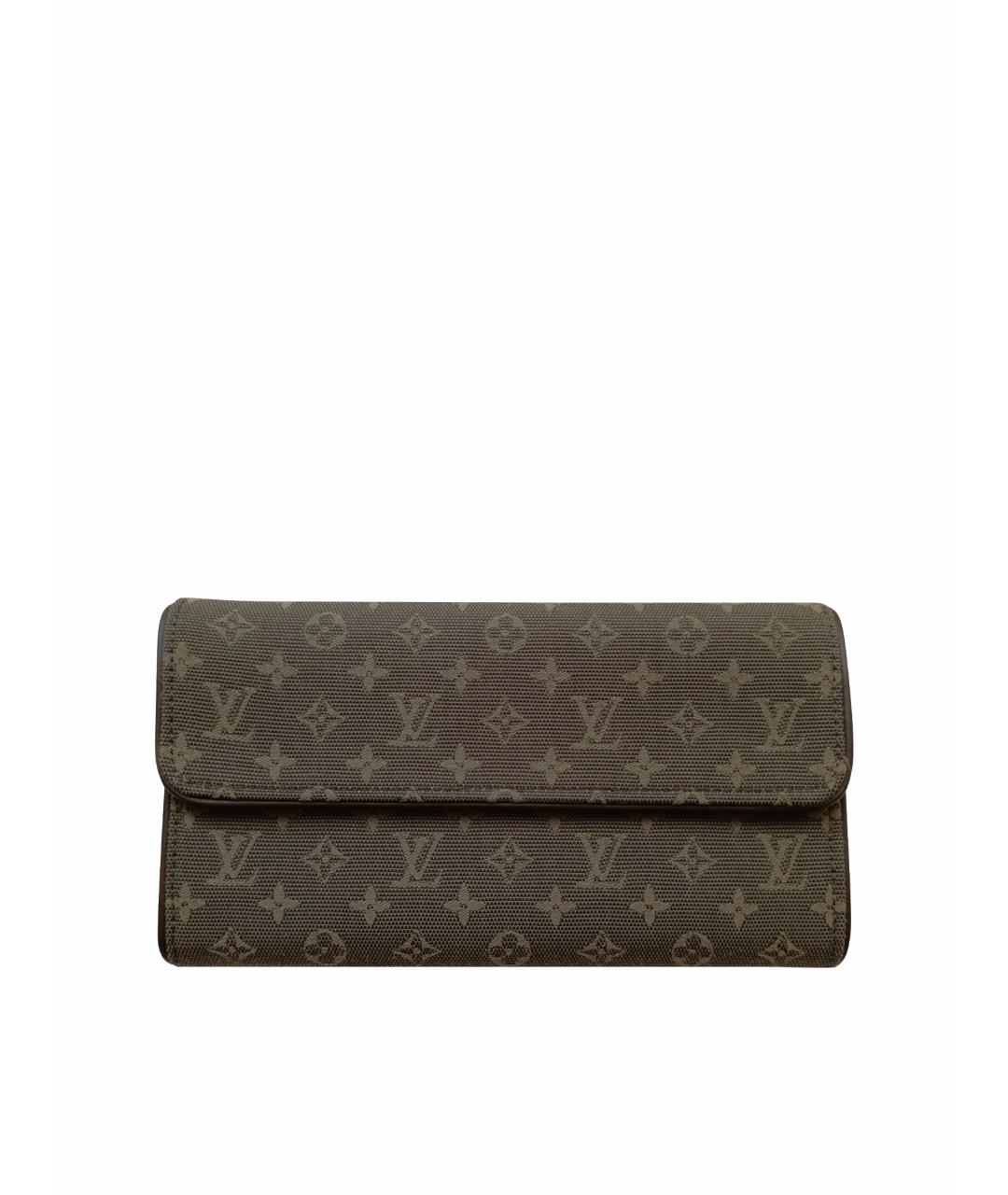 LOUIS VUITTON PRE-OWNED Хаки кошелек, фото 1