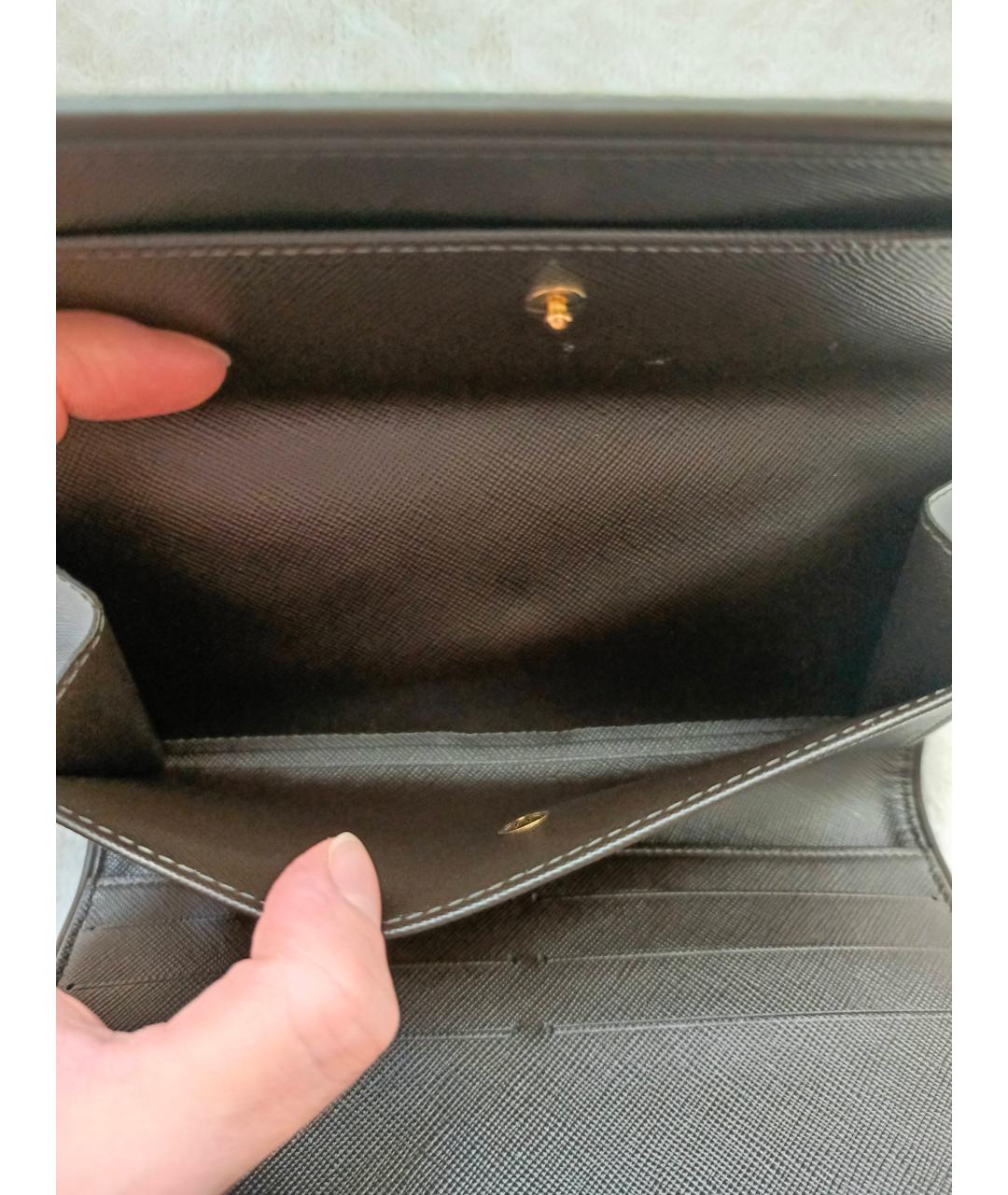 LOUIS VUITTON PRE-OWNED Хаки кошелек, фото 8