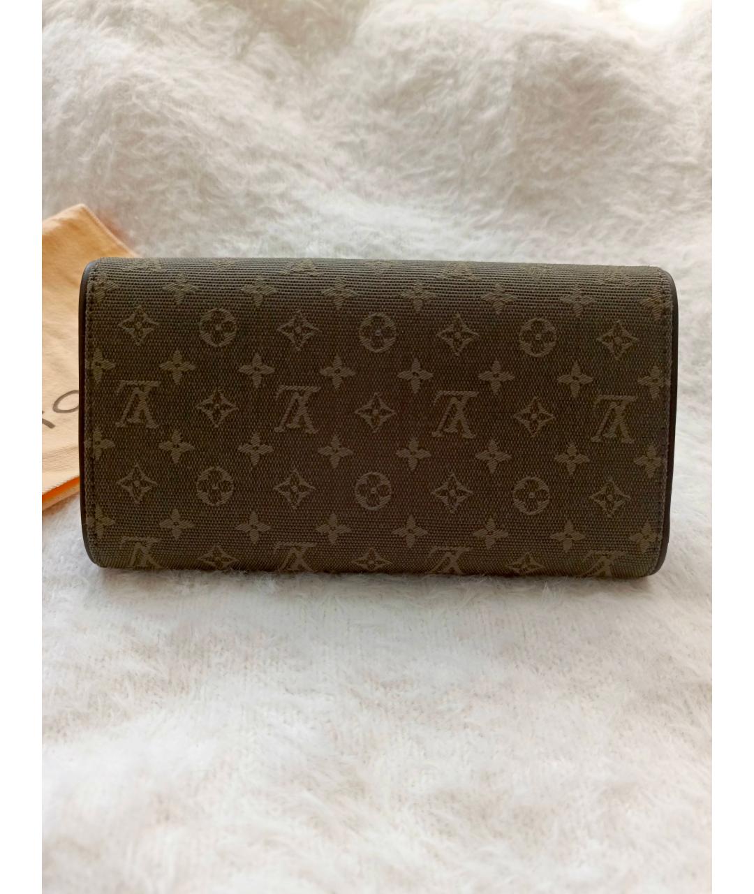 LOUIS VUITTON PRE-OWNED Хаки кошелек, фото 2