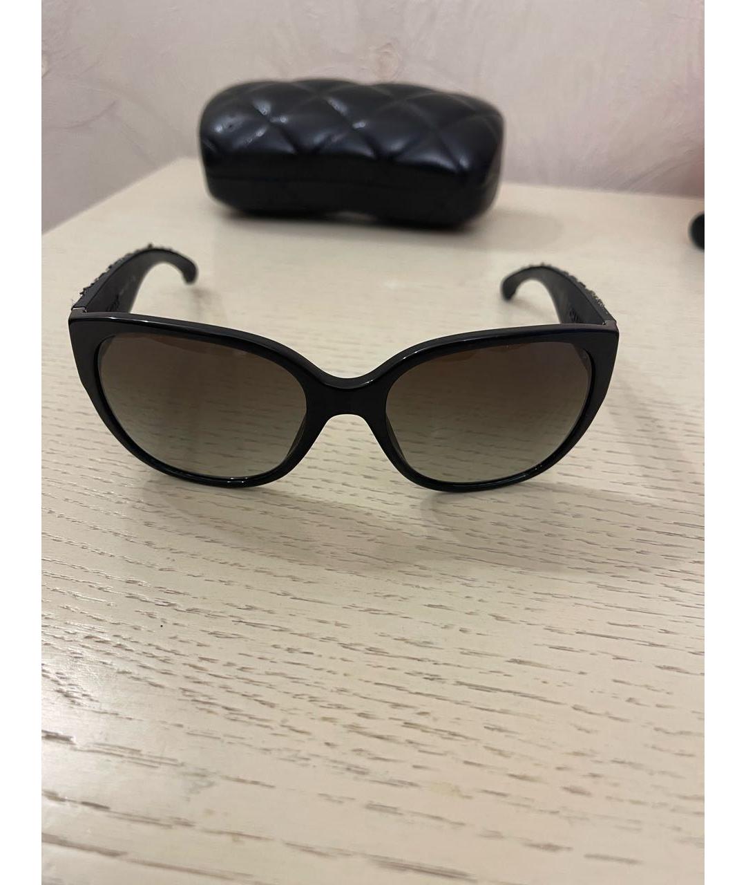 CHANEL Черные солнцезащитные очки, фото 8