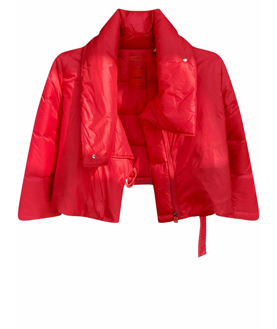 MAX&CO Красная полиэстеровая куртка, фото 1