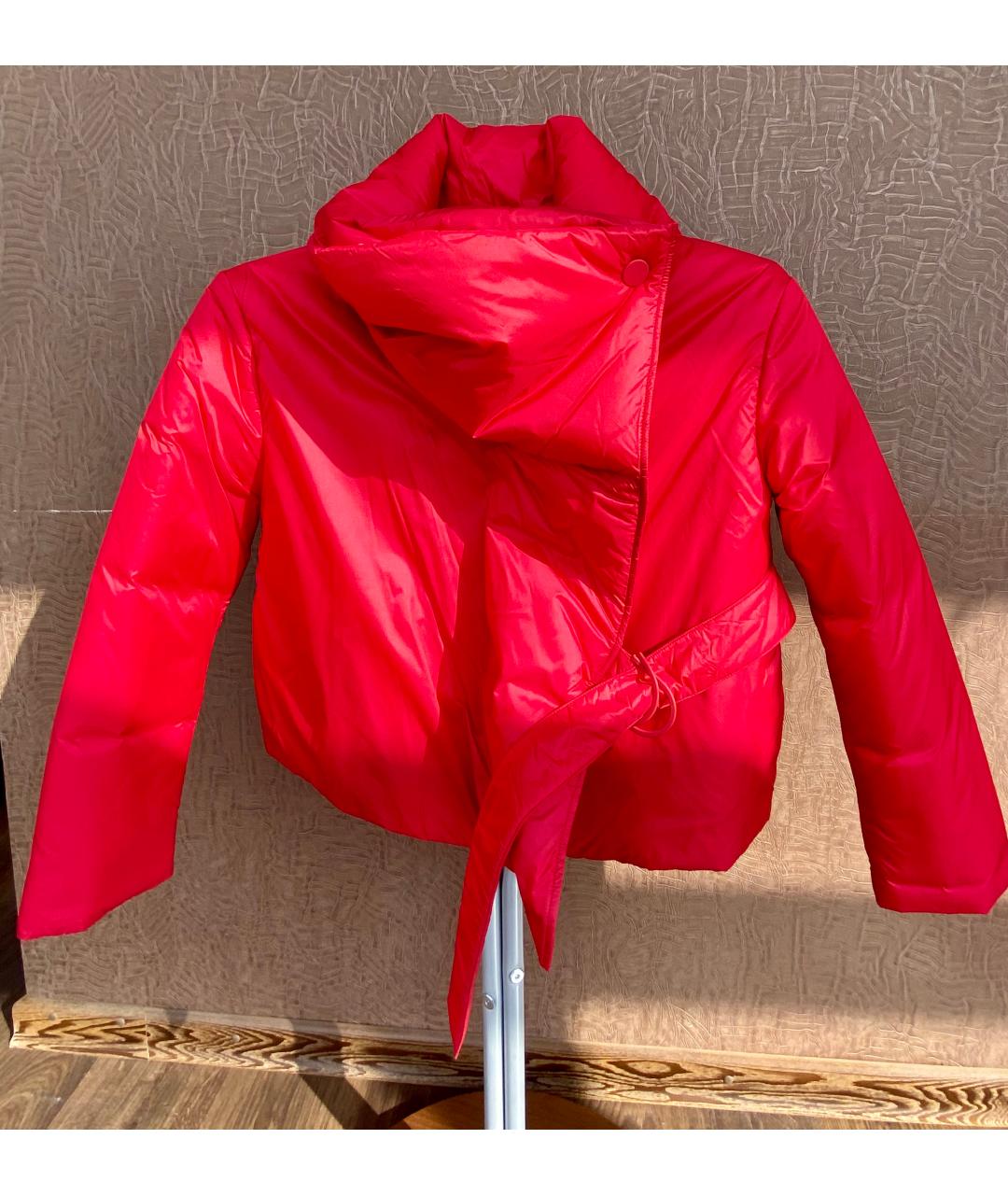 MAX&CO Красная полиэстеровая куртка, фото 3