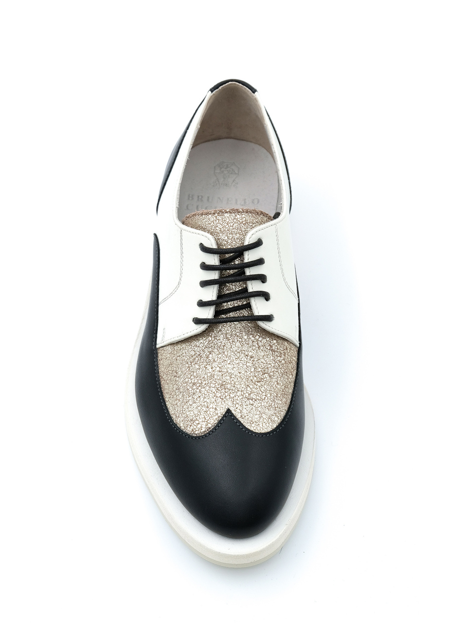 BRUNELLO CUCINELLI Белые кожаные ботинки, фото 4