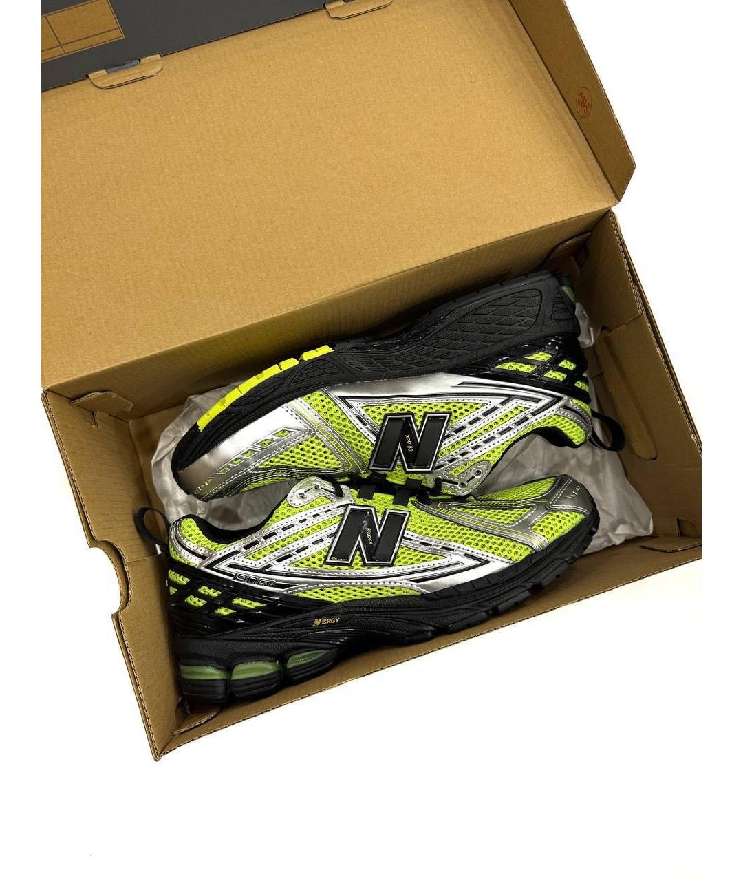 NEW BALANCE Зеленые низкие кроссовки / кеды, фото 5