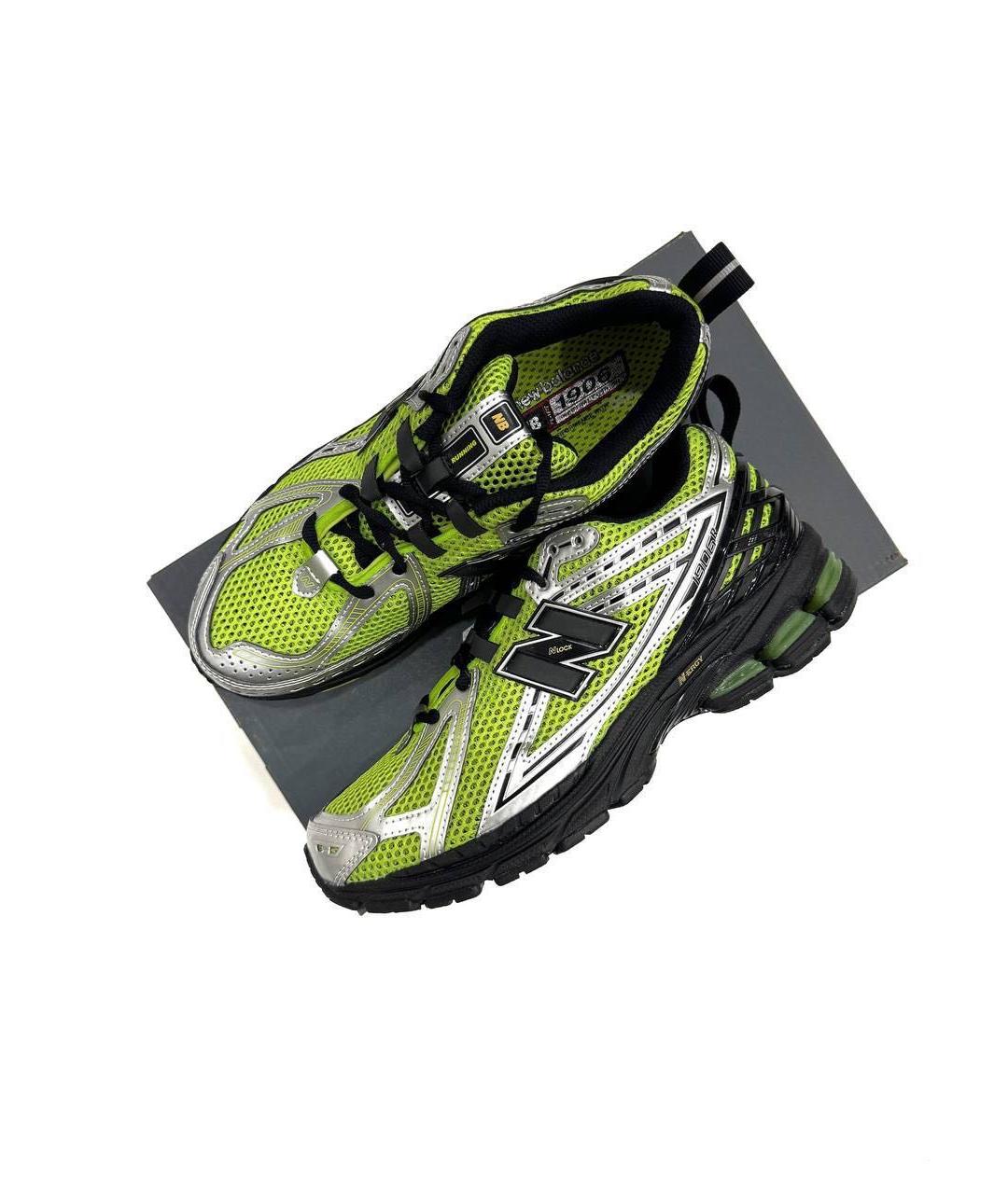 NEW BALANCE Зеленые низкие кроссовки / кеды, фото 2