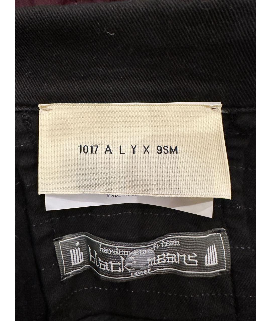 1017 ALYX 9SM Черная хлопко-эластановая куртка, фото 6
