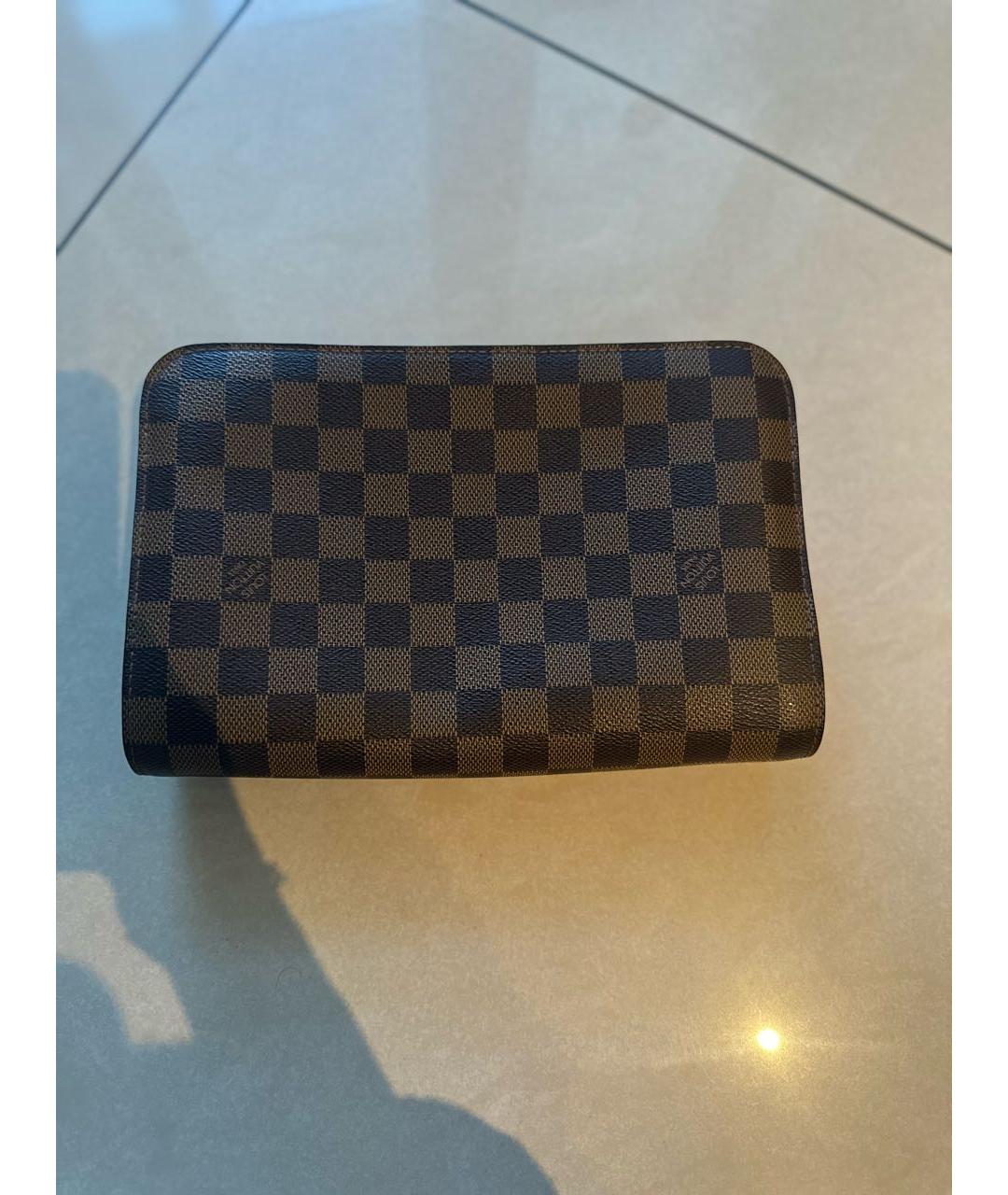 LOUIS VUITTON PRE-OWNED Коричневая барсетка, фото 5