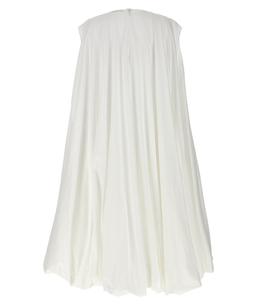 THE ROW Белое хлопковое повседневное платье, фото 2