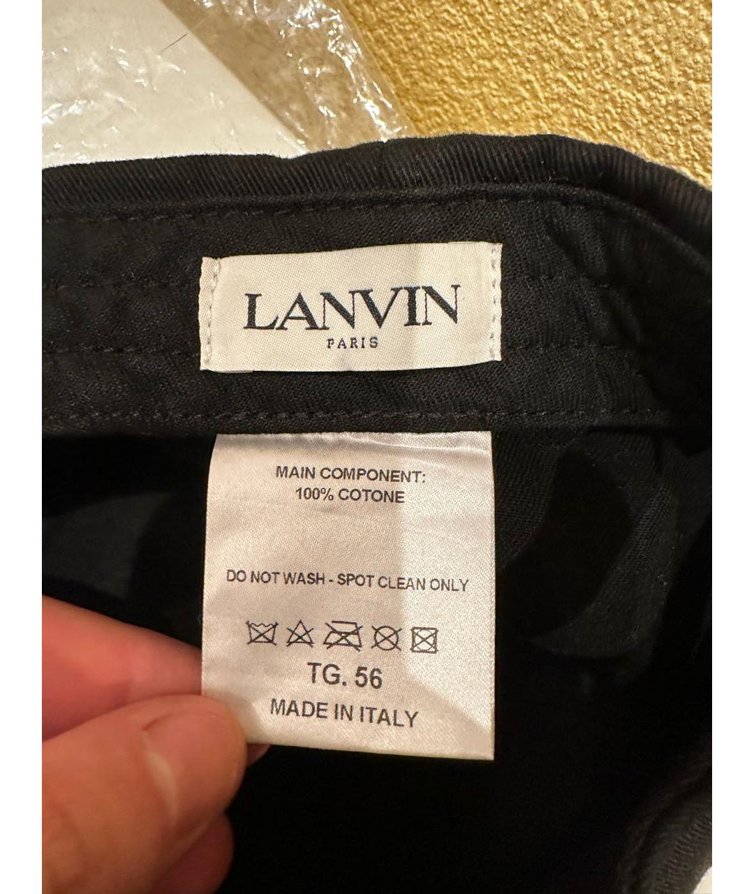 LANVIN Зеленая хлопковая кепка/бейсболка, фото 8