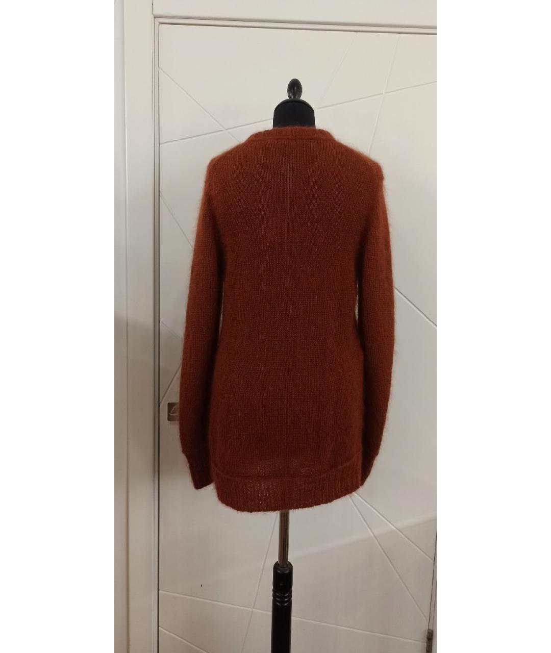 FENDI Бордовый джемпер / свитер, фото 2