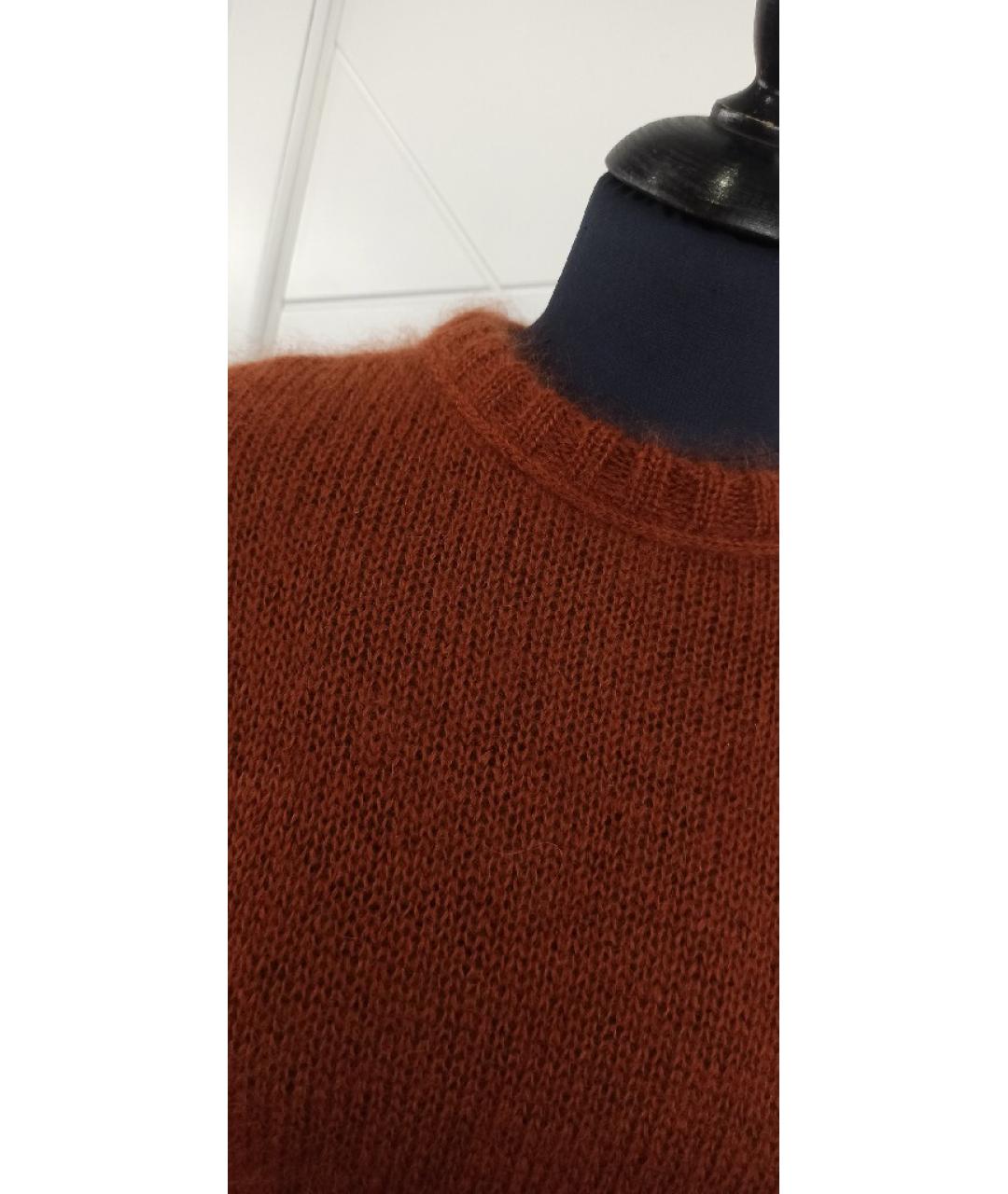FENDI Бордовый джемпер / свитер, фото 4
