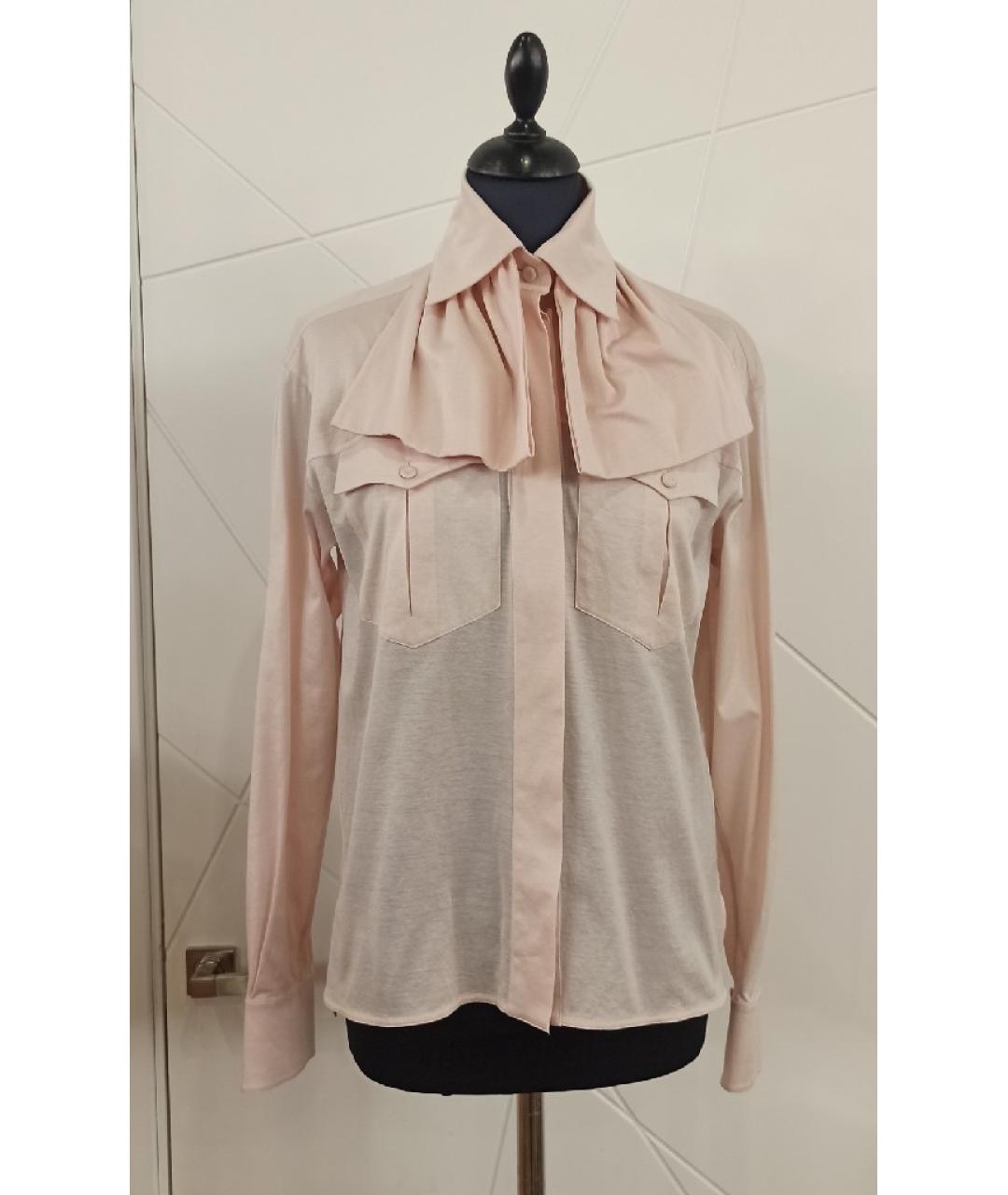 FENDI Розовая хлопковая блузы, фото 8