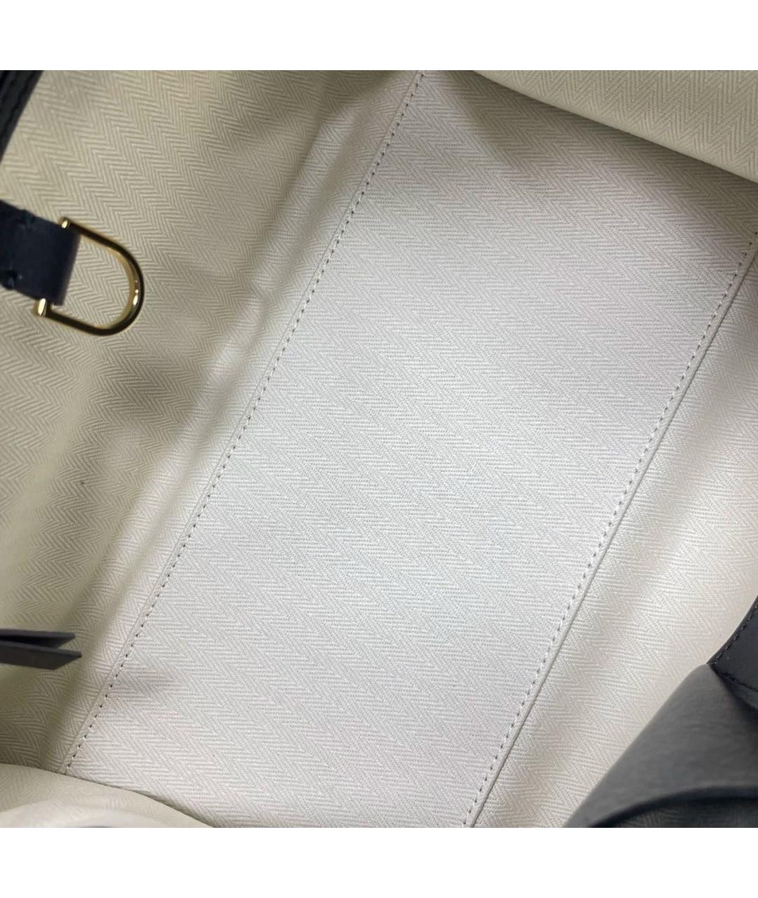 THE ROW Черная кожаная сумка тоут, фото 8