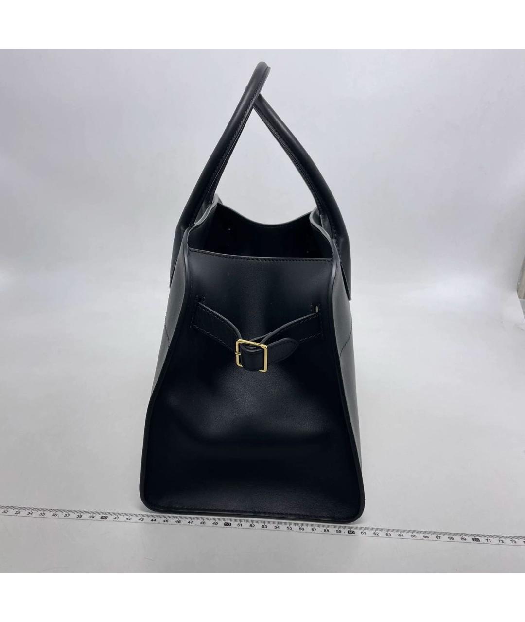 THE ROW Черная кожаная сумка тоут, фото 5