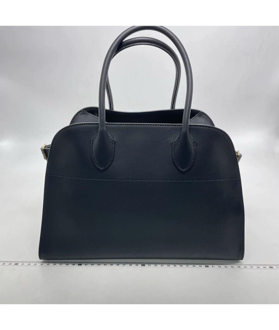 THE ROW Черная кожаная сумка тоут, фото 4