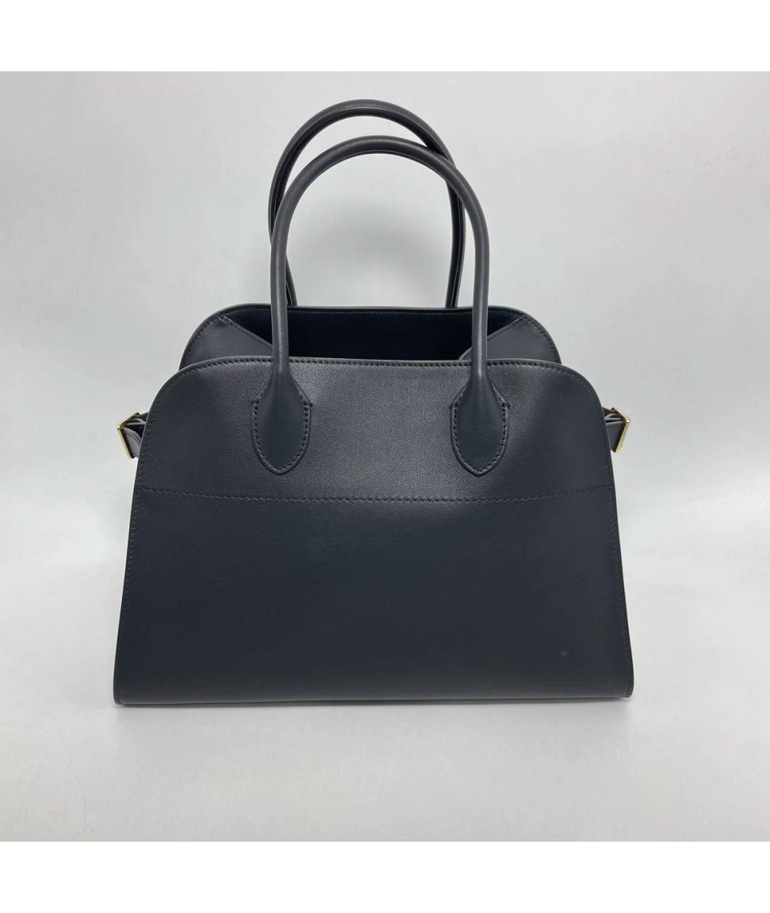 THE ROW Черная кожаная сумка тоут, фото 2