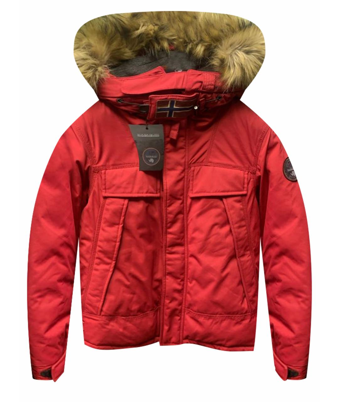 NAPAPIJRI Красная полиамидовая куртка, фото 1