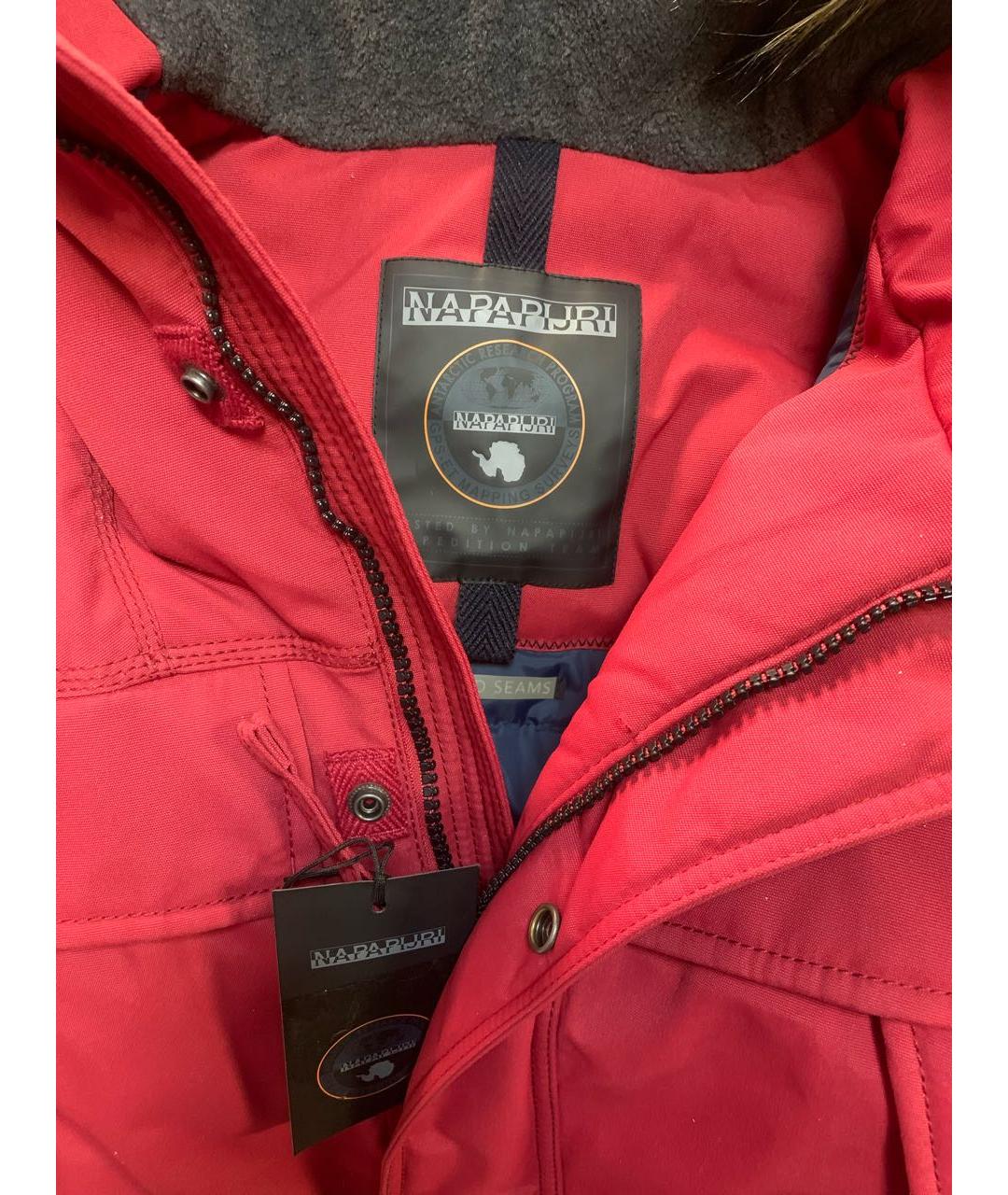 NAPAPIJRI Красная полиамидовая куртка, фото 3