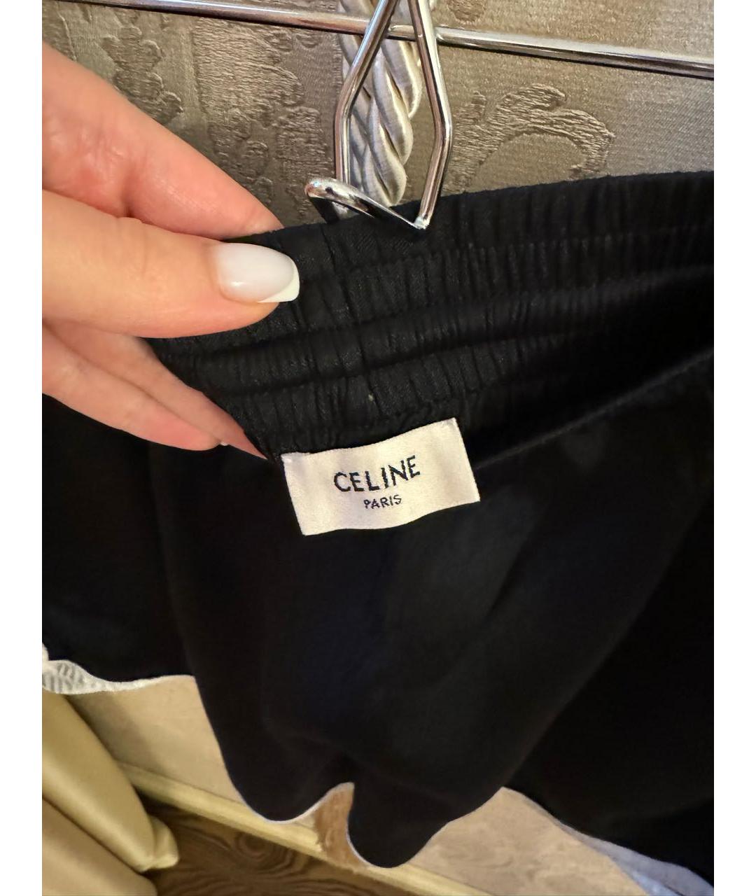 CELINE PRE-OWNED Черные шорты, фото 3