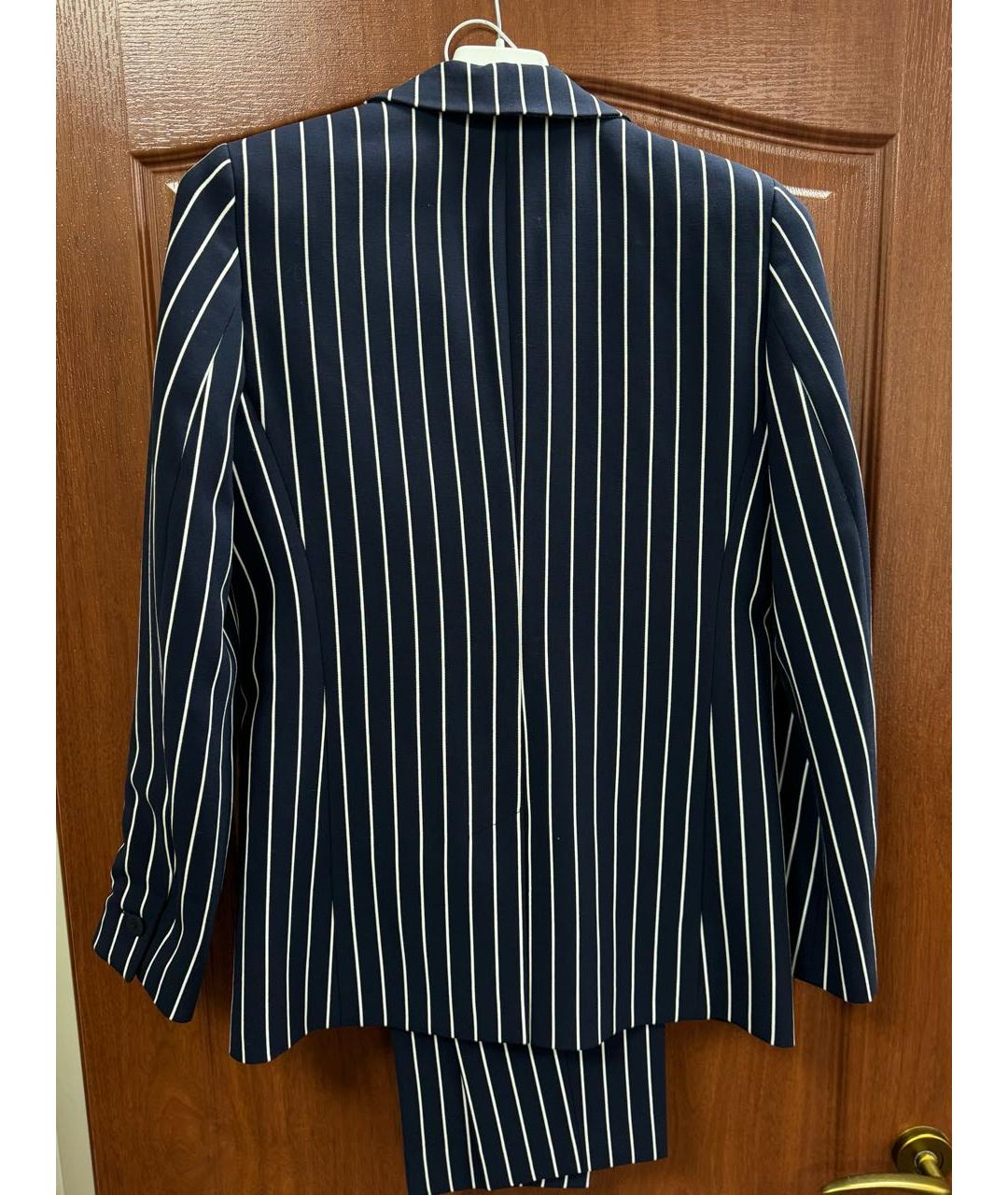 HUGO BOSS Темно-синий вискозный костюм с брюками, фото 3