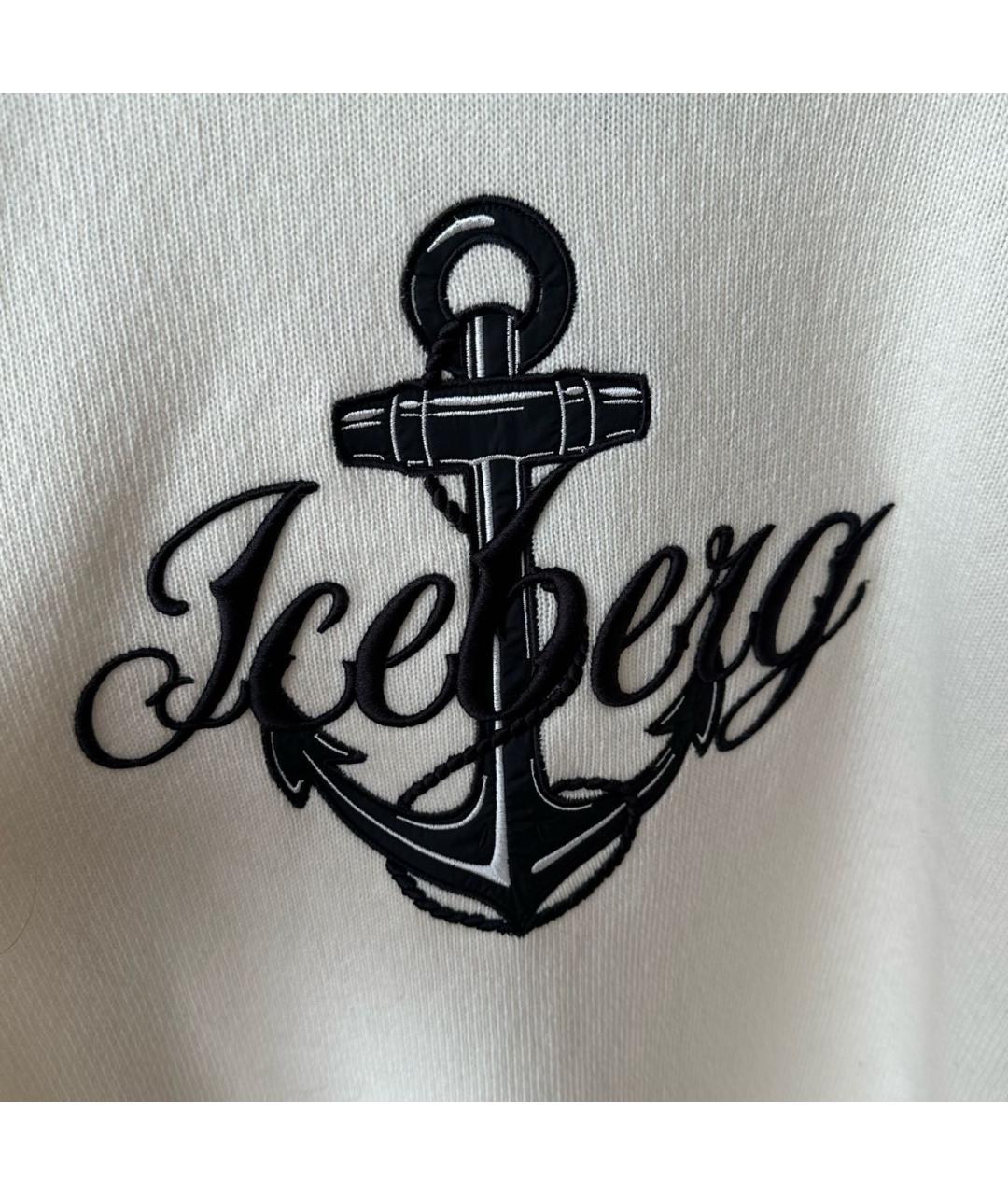 ICEBERG Белый шерстяной джемпер / свитер, фото 4