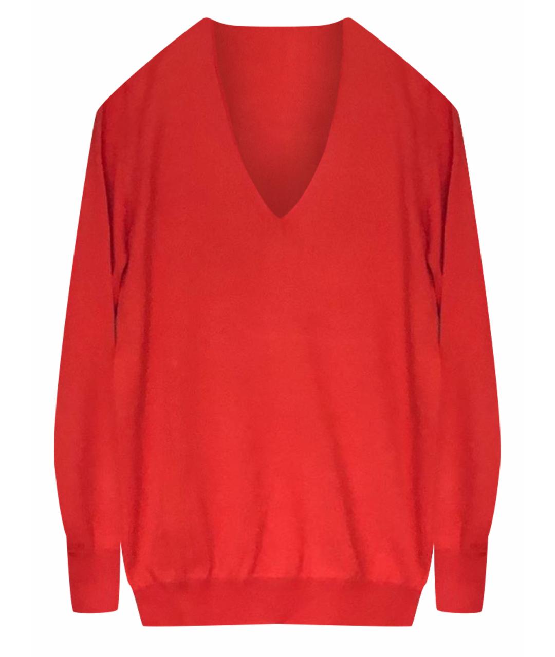 CRUCIANI Красный хлопковый джемпер / свитер, фото 1
