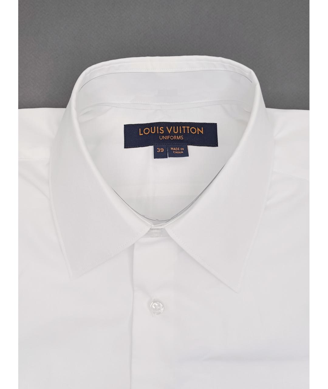LOUIS VUITTON PRE-OWNED Белая хлопковая классическая рубашка, фото 4