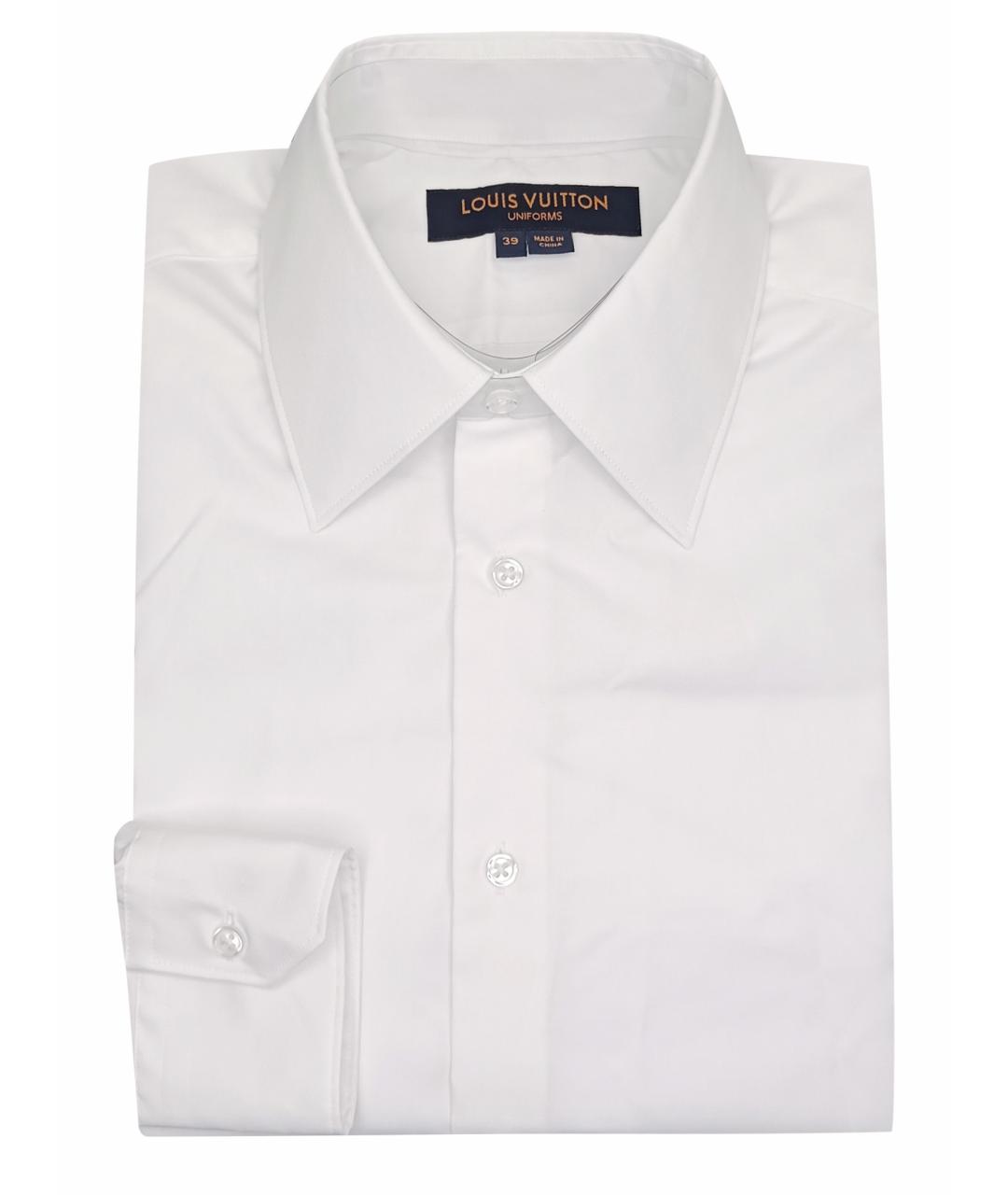 LOUIS VUITTON PRE-OWNED Белая хлопковая классическая рубашка, фото 1