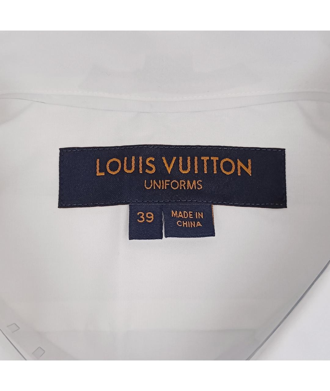 LOUIS VUITTON PRE-OWNED Белая хлопковая классическая рубашка, фото 8