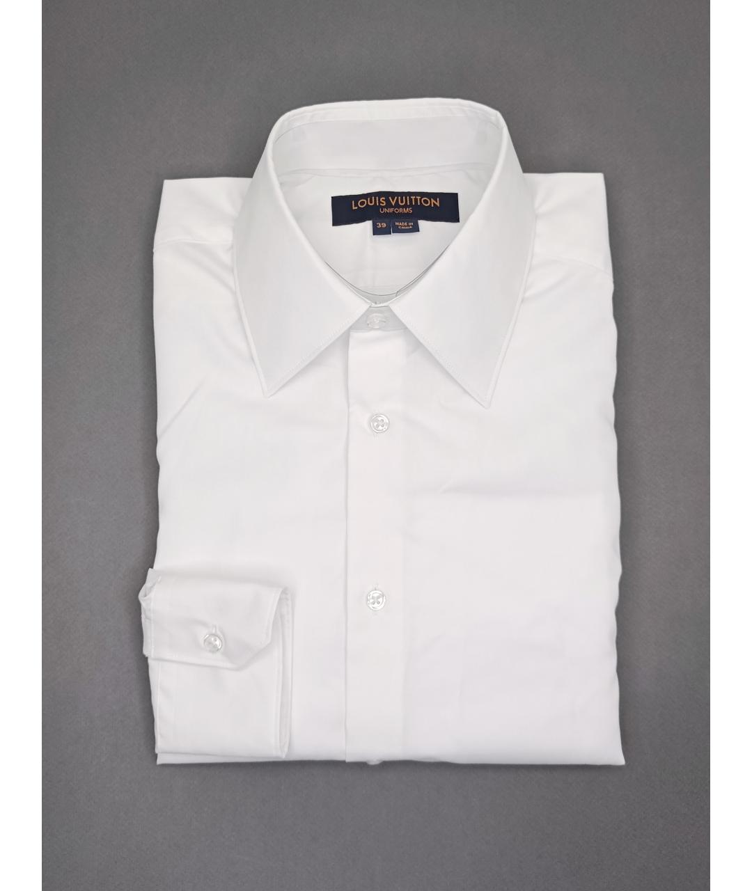 LOUIS VUITTON PRE-OWNED Белая хлопковая классическая рубашка, фото 9