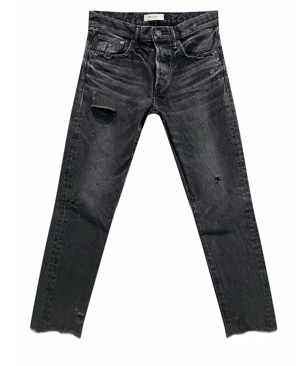 MOUSSY Черные джинсы слим, фото 1