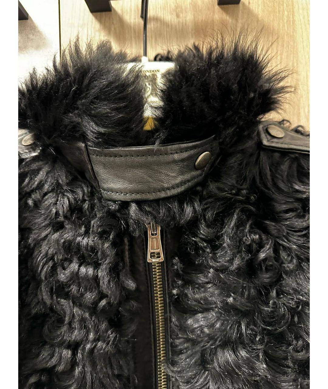 R13 Черная кожаная куртка, фото 4