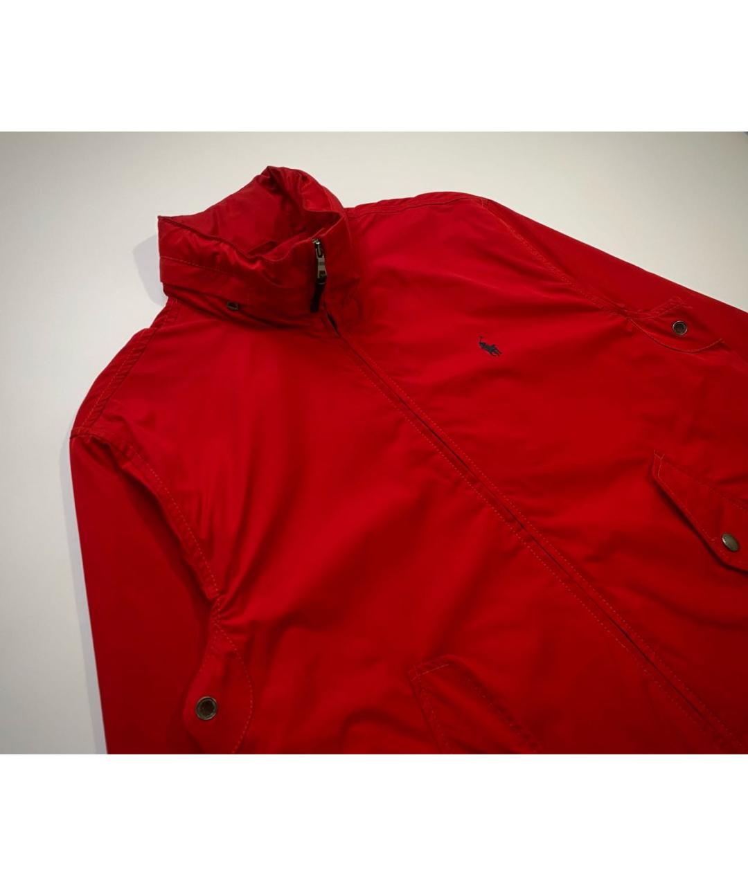 POLO RALPH LAUREN Красная полиэстеровая куртка, фото 2