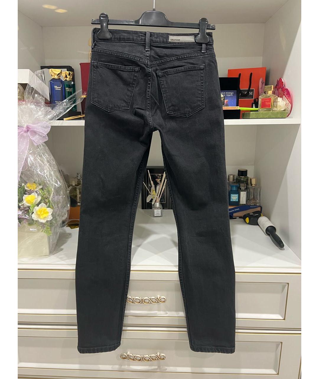 GRLFRND Антрацитовые джинсы слим, фото 2