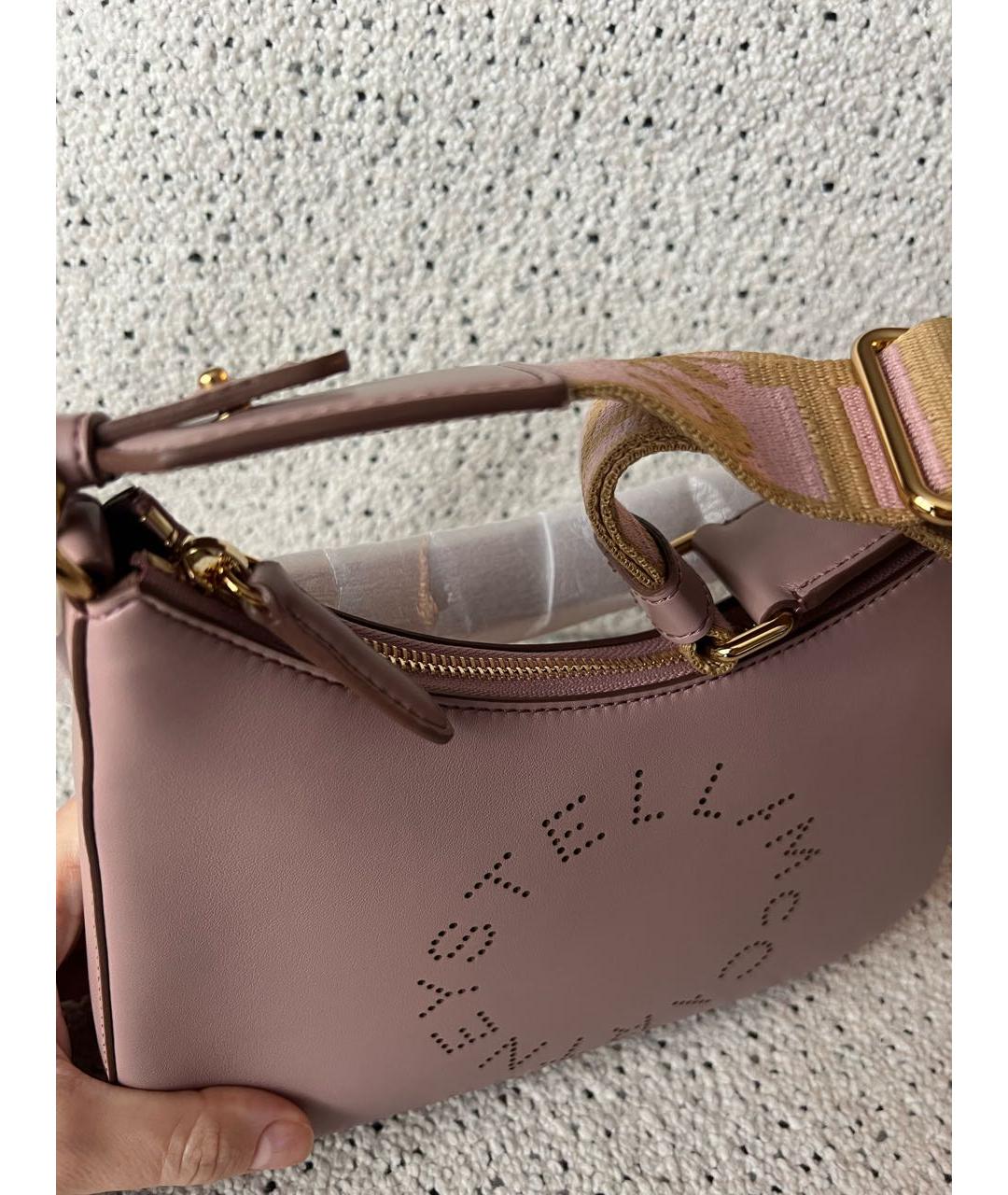 STELLA MCCARTNEY Розовая сумка через плечо из искусственной кожи, фото 3