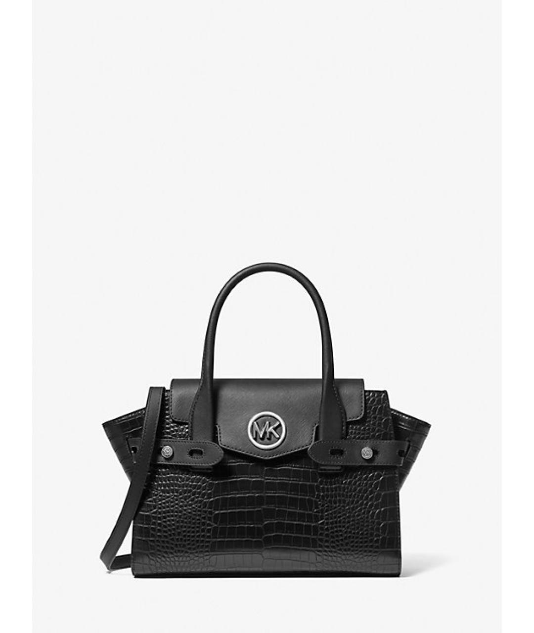 MICHAEL KORS Черная сумка тоут из искусственной кожи, фото 10