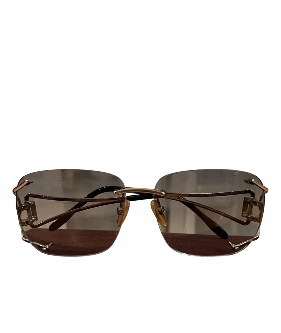 BOUCHERON Серые металлические солнцезащитные очки, фото 1