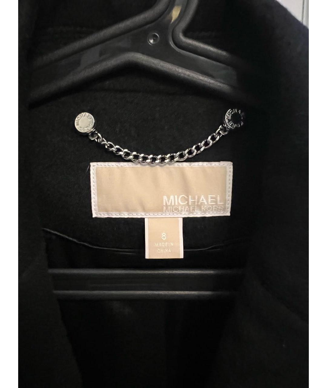 MICHAEL MICHAEL KORS Черное пальто, фото 3