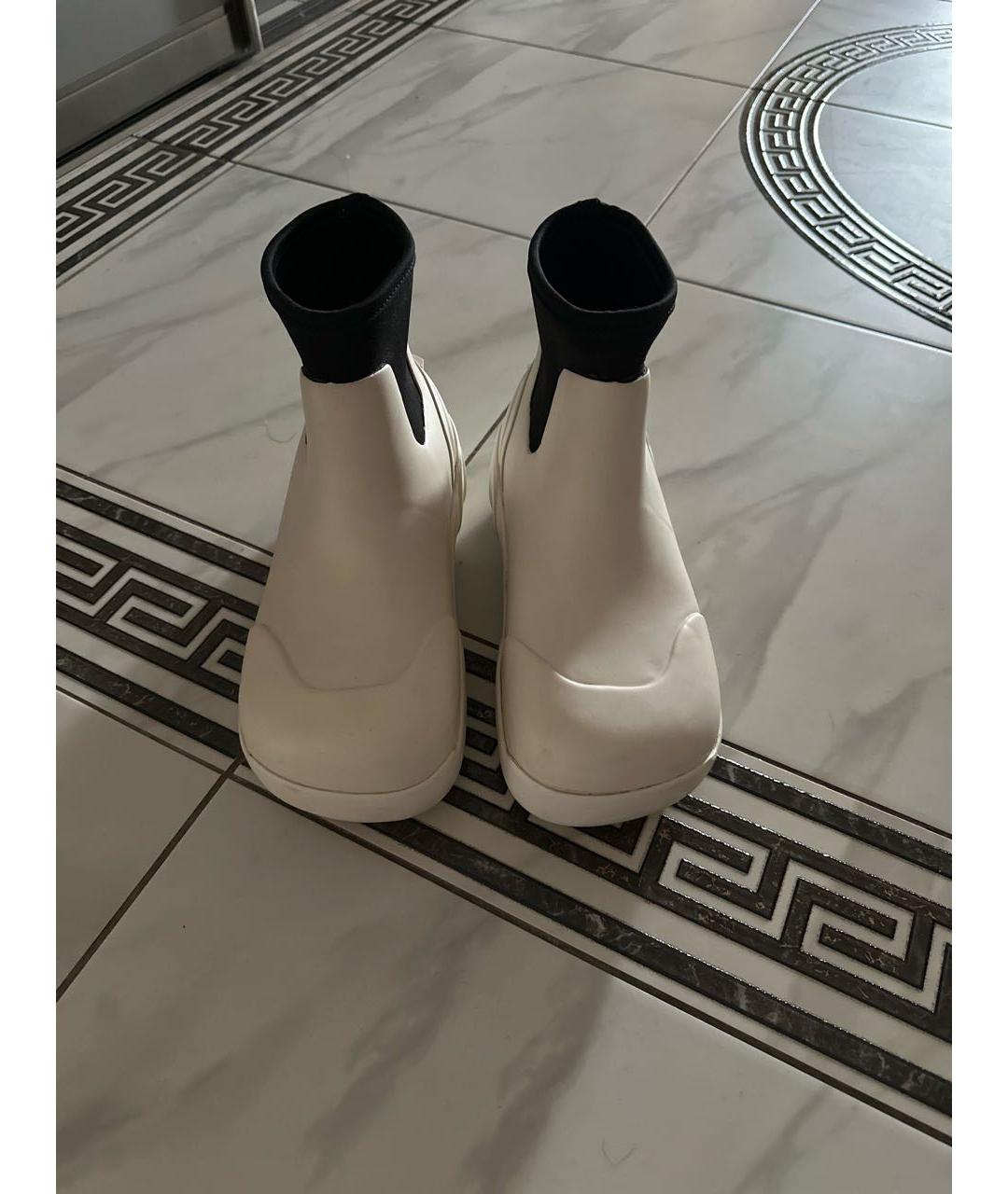 AMBUSH Бежевые резиновые ботинки, фото 3
