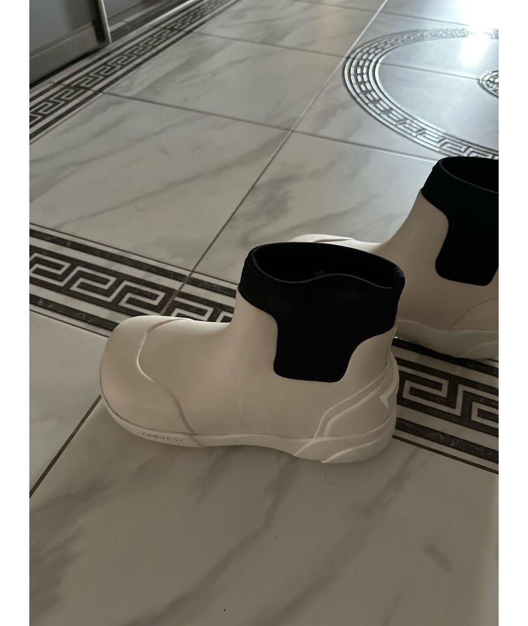 AMBUSH Бежевые резиновые ботинки, фото 7