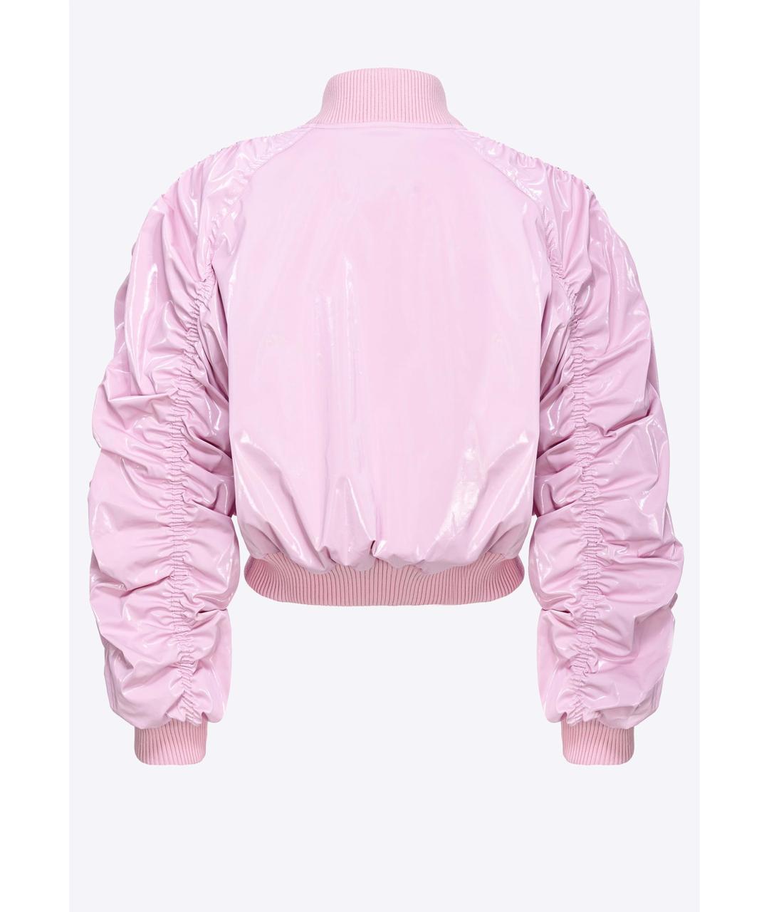 PINKO Розовая хлопковая куртка, фото 2