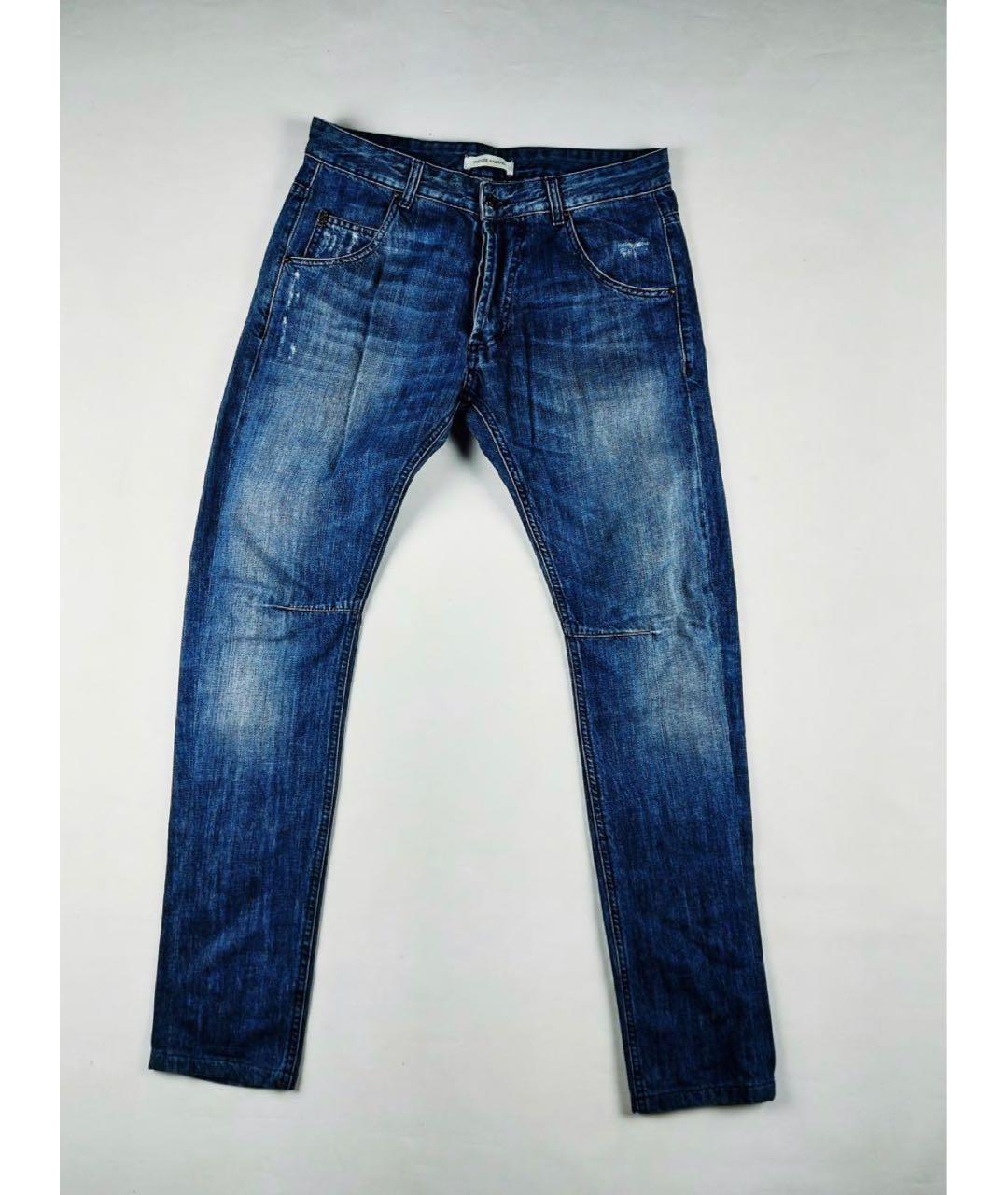 PIERRE BALMAIN Синие хлопковые джинсы скинни, фото 9