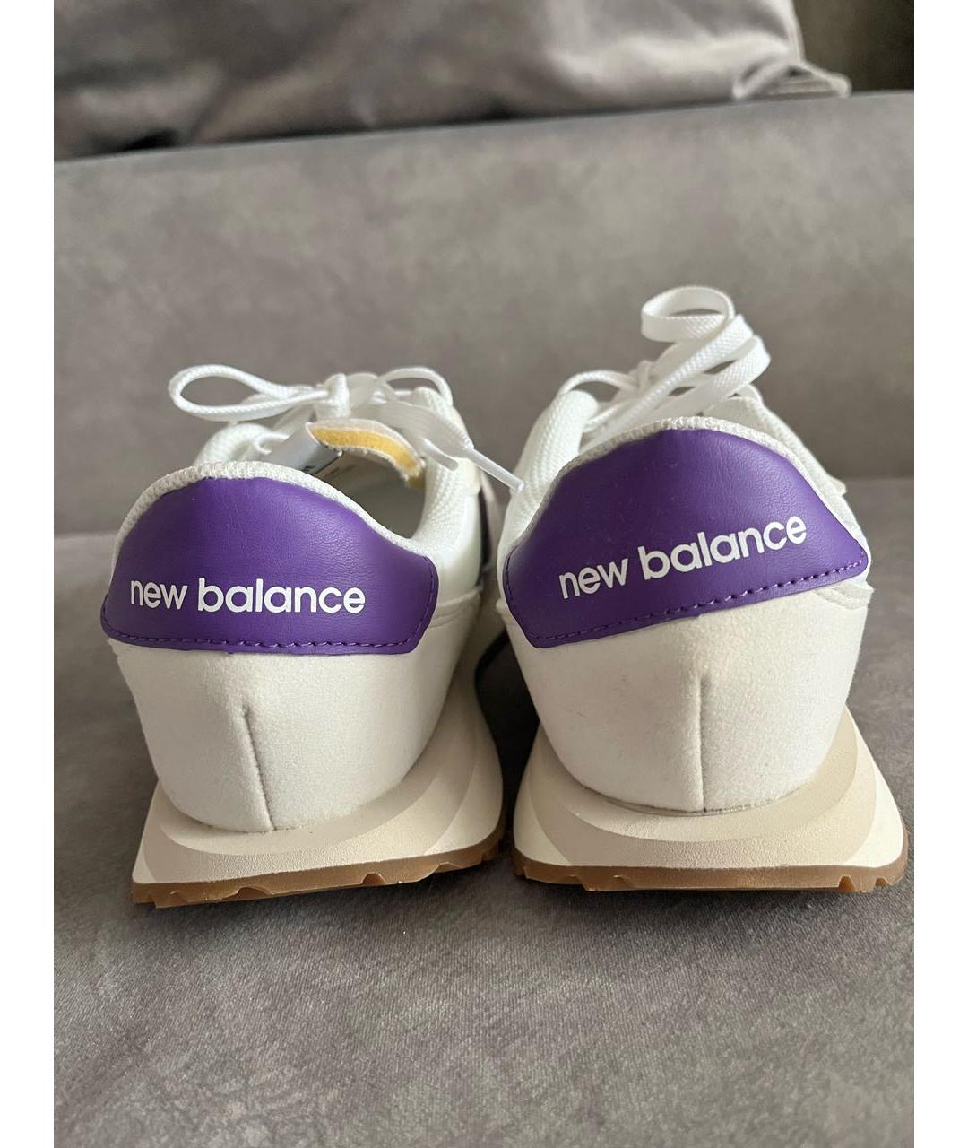 NEW BALANCE Бежевые замшевые кроссовки, фото 4