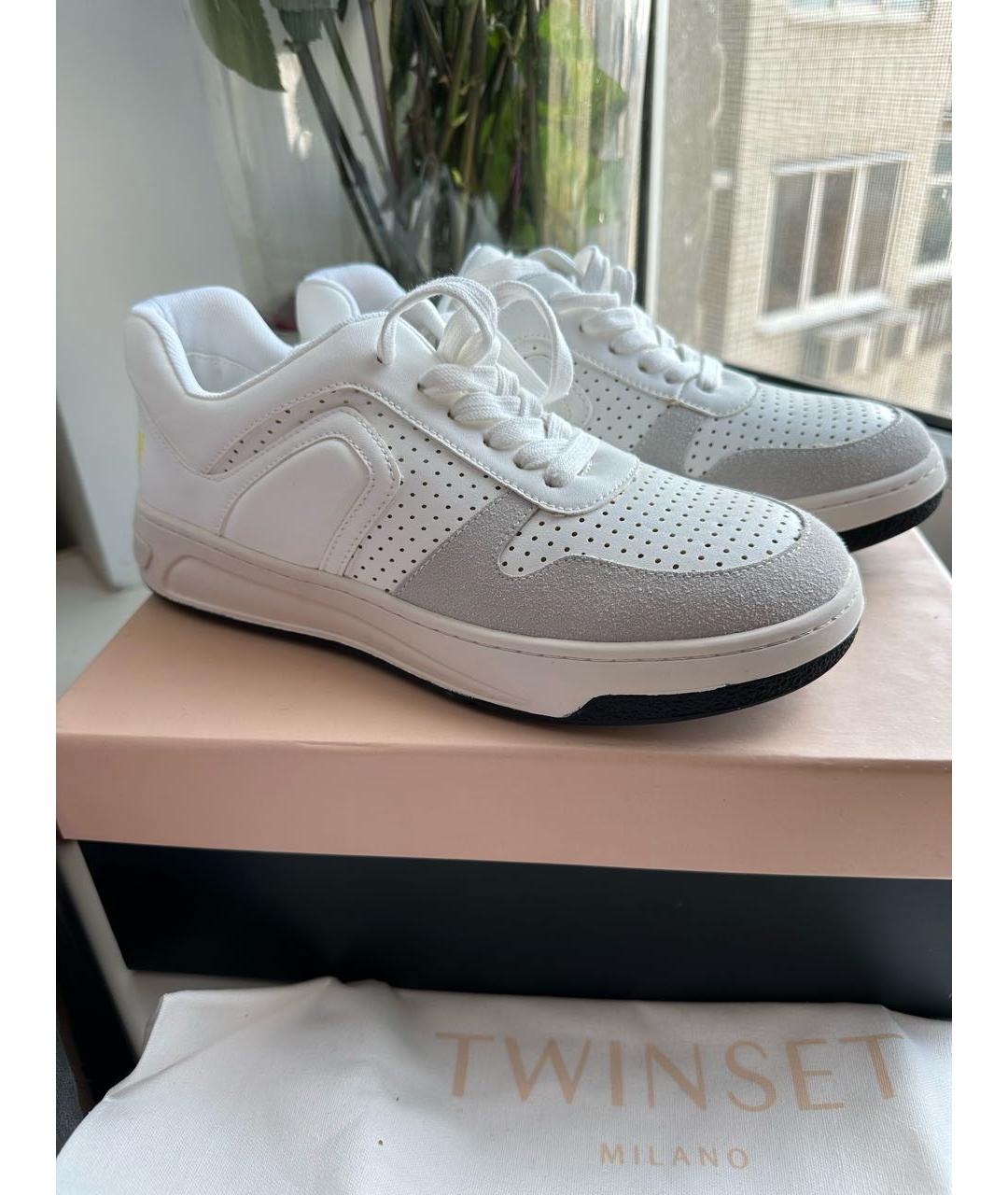 TWIN-SET Белые кроссовки, фото 7