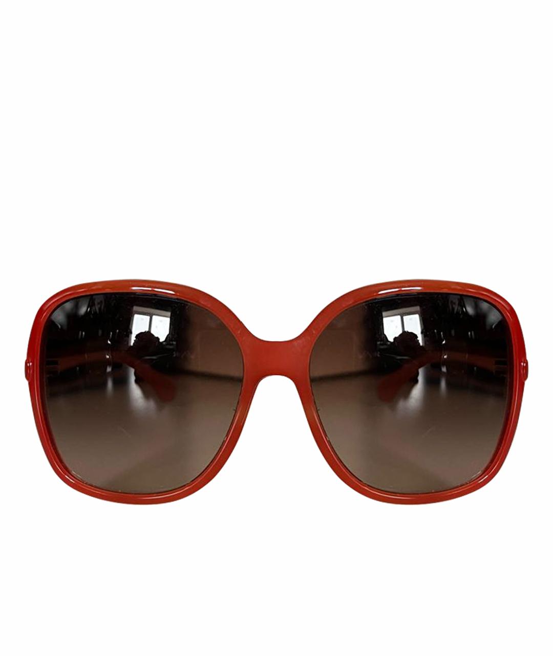 DOLCE&GABBANA Коралловые пластиковые солнцезащитные очки, фото 1