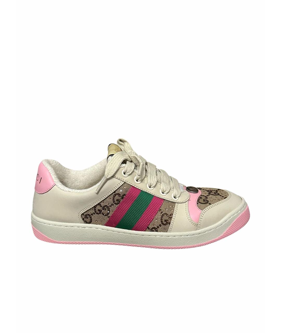 GUCCI Мульти кожаные кроссовки, фото 1