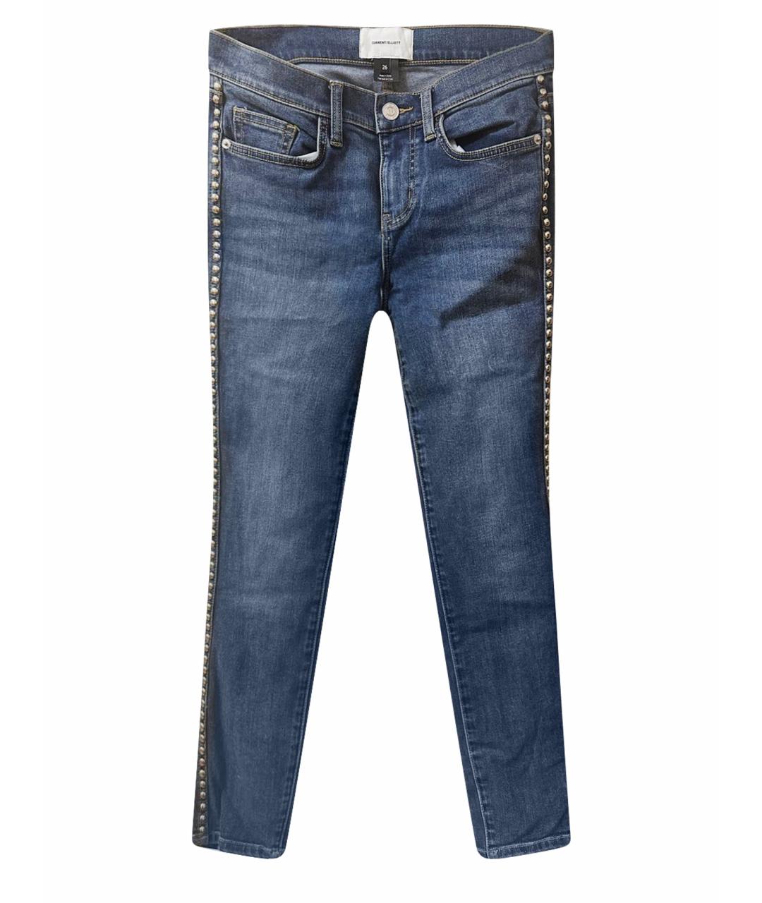 CURRENT/ELLIOTT Синие джинсы слим, фото 1