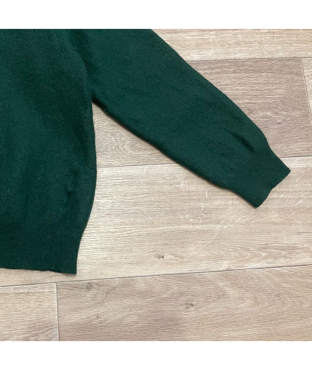 POLO RALPH LAUREN Зеленый шерстяной джемпер / свитер, фото 4