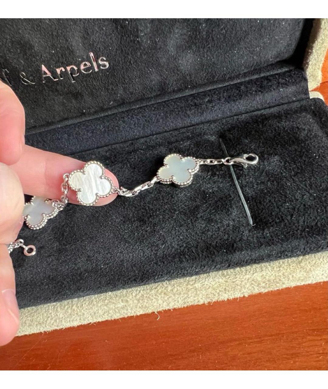 VAN CLEEF & ARPELS Белый браслет из белого золота, фото 4