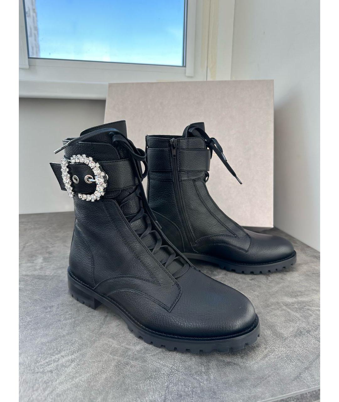 Jimmy choo boots black best sale